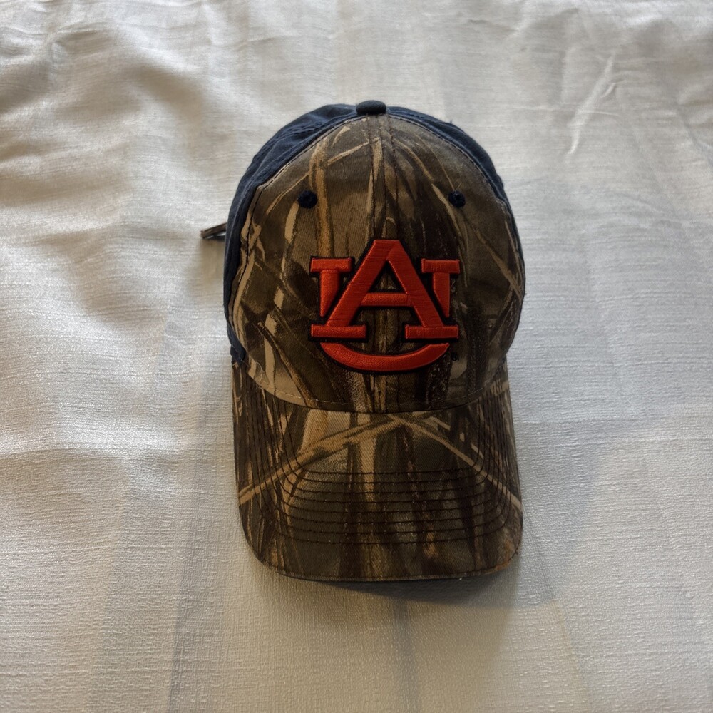 The Game Auburn Tigers Camouflage Strapback hat